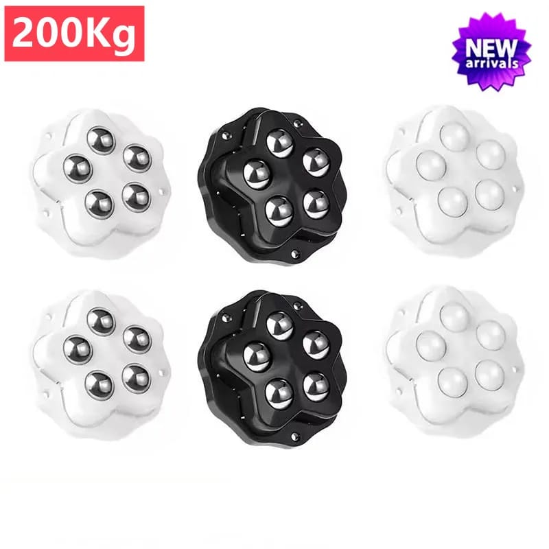 Ruedas Muebles Autoadhesivas Silenciosas 200kg